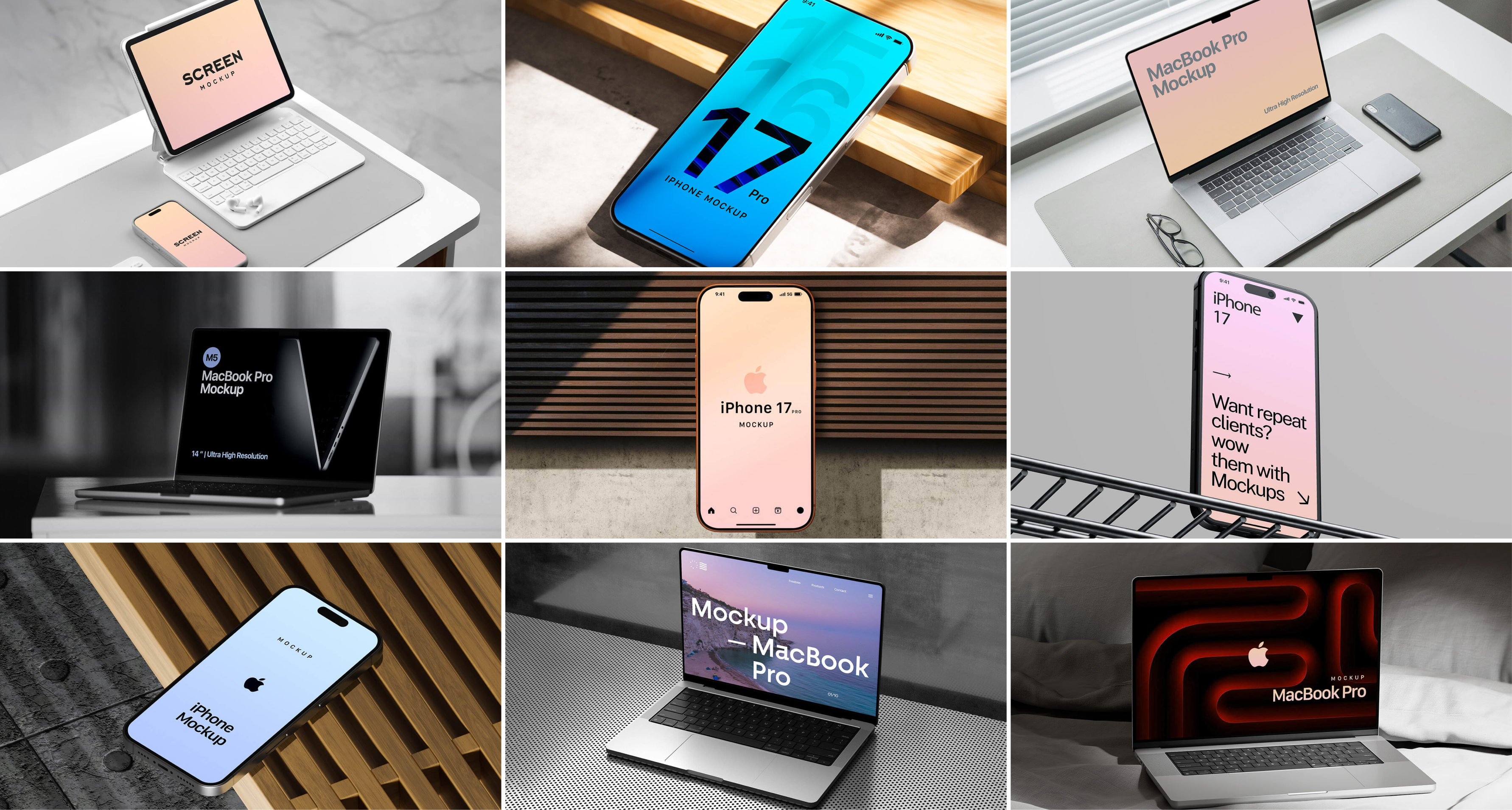 screens mockup